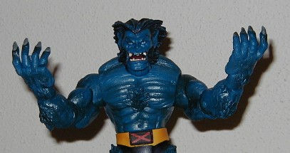 Irritated blue guy.